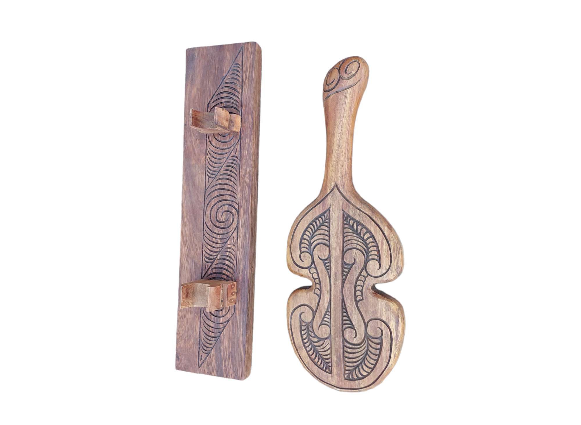 Tane Wood Carved Maori Patu