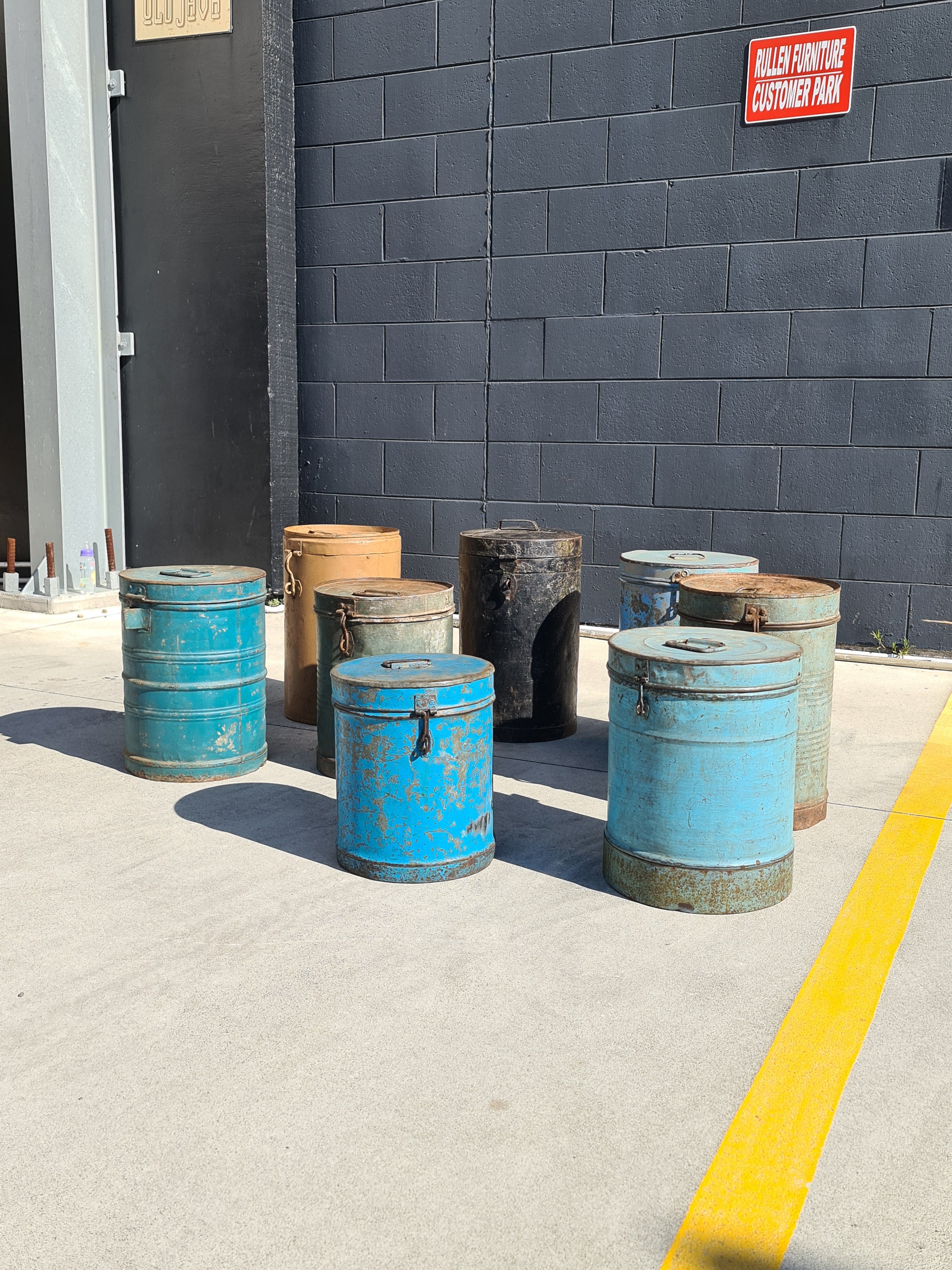 VINTAGE INDIAN CANISTERS