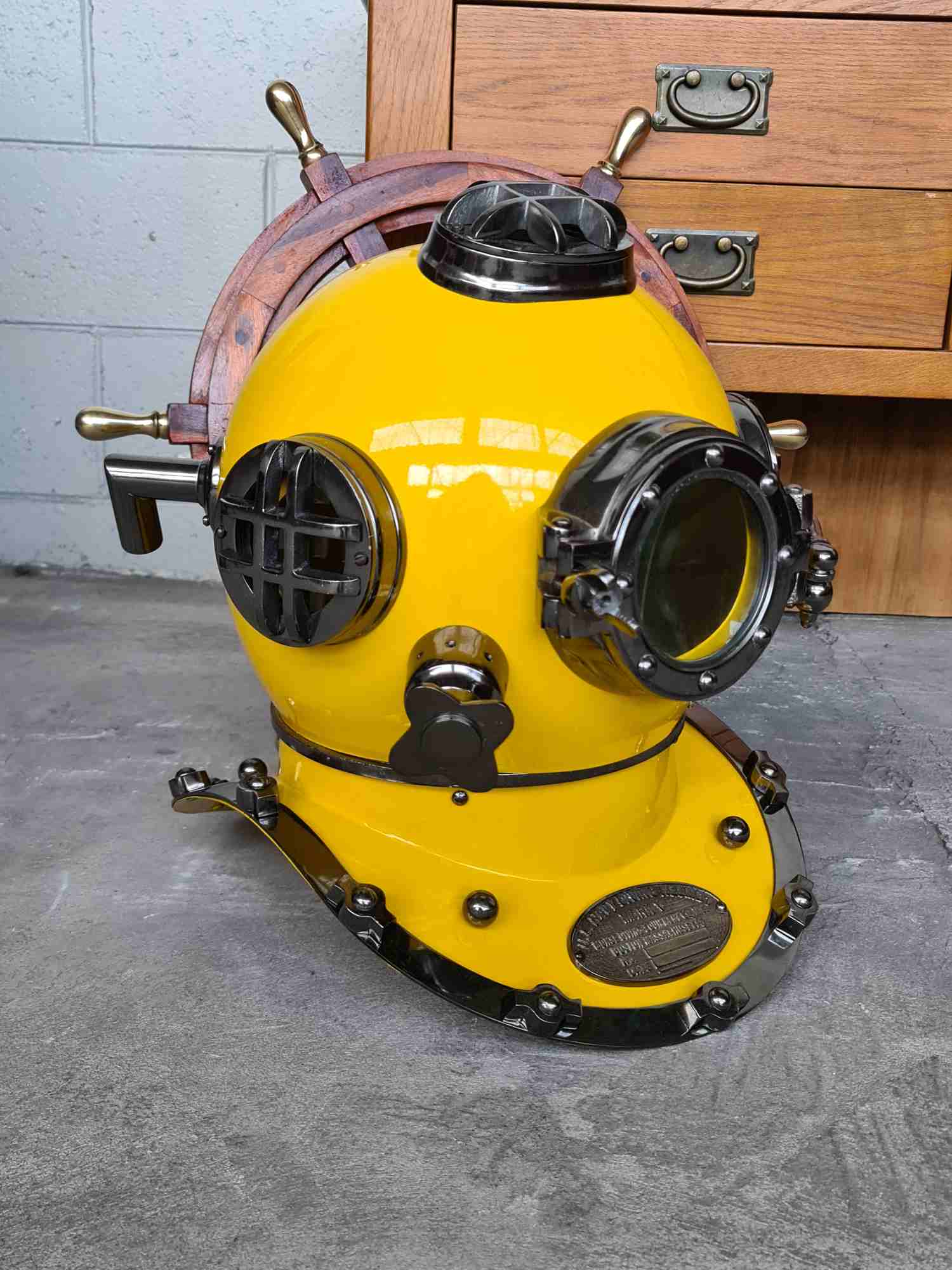 US Navy Reproduction Diving Helmet