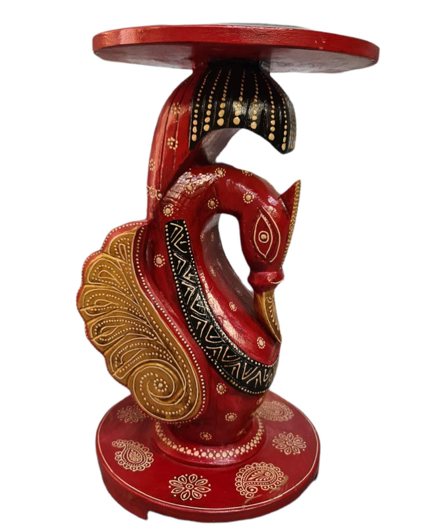 Brahma Hand Painted Indian Swan Table
