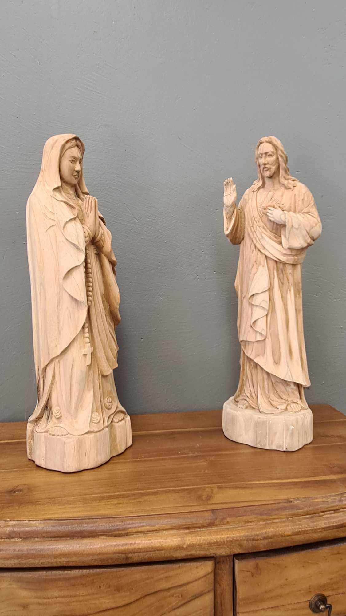 WOODEN JESUS STATUE