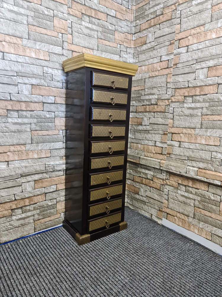 Ganga Brass Fitted Indian Lingerie Chest