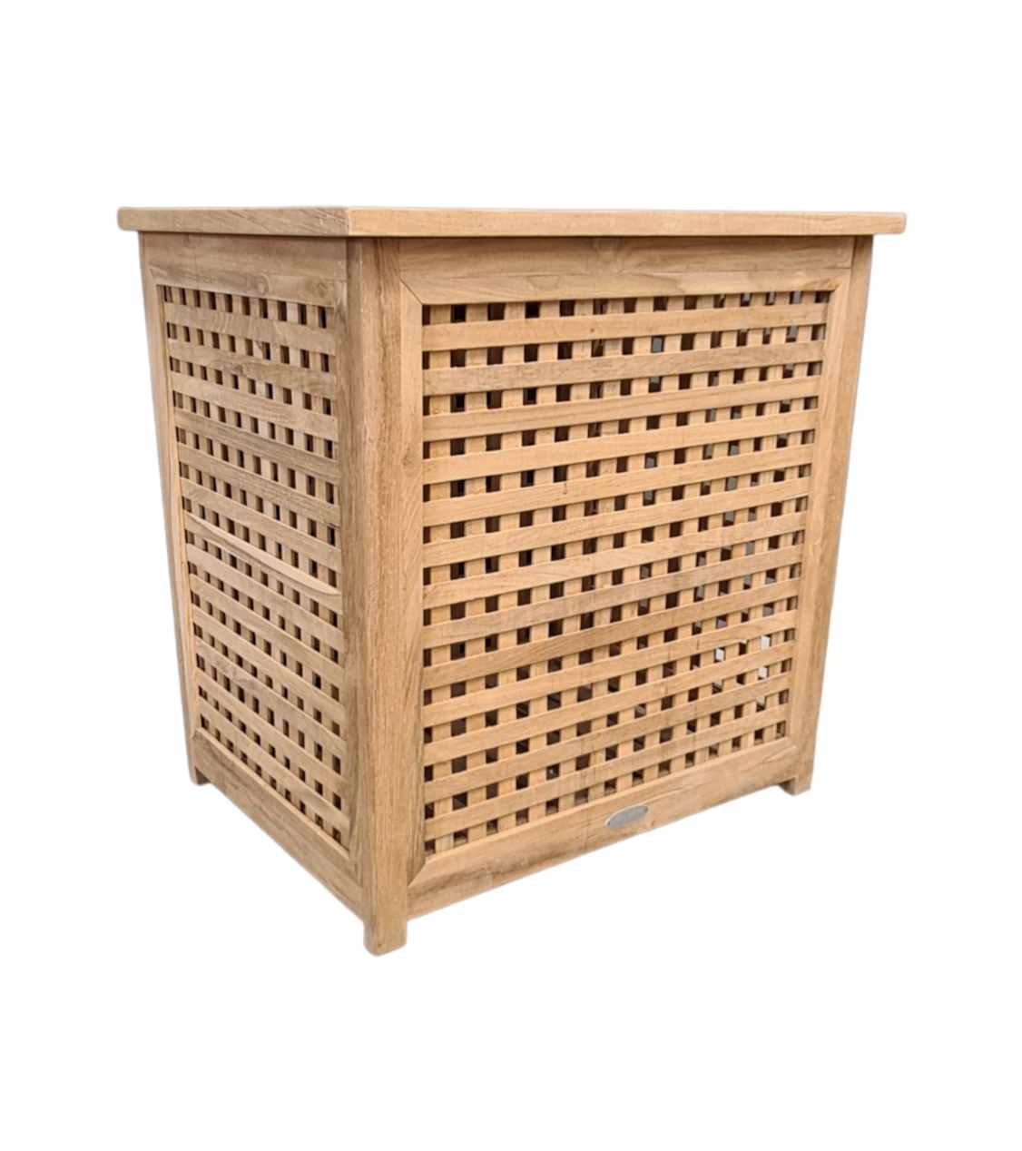 TEAK WOOD BASKET