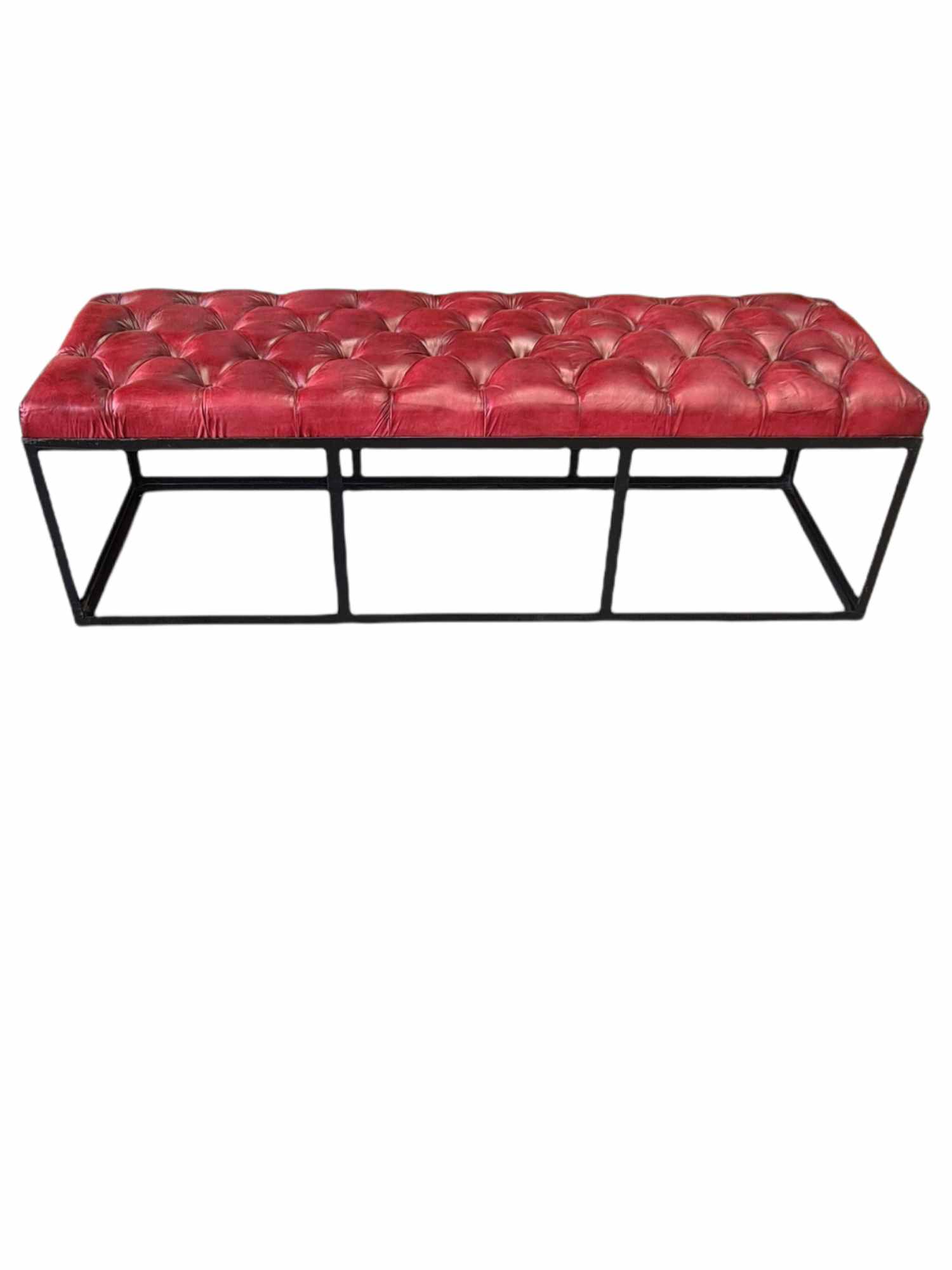 EDINBURGH LEATHER BENCH SEAT