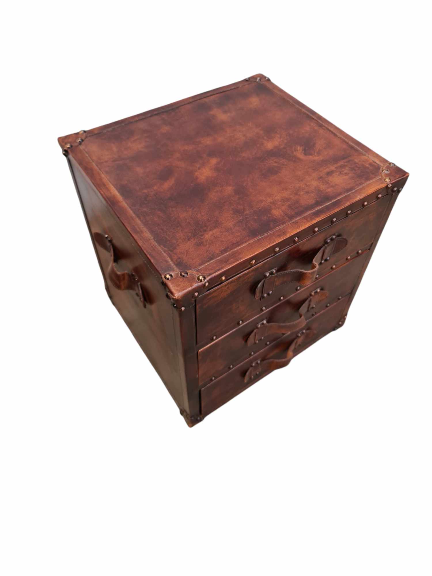 ROSENBERG COUNTRY LEATHER BEDSIDE