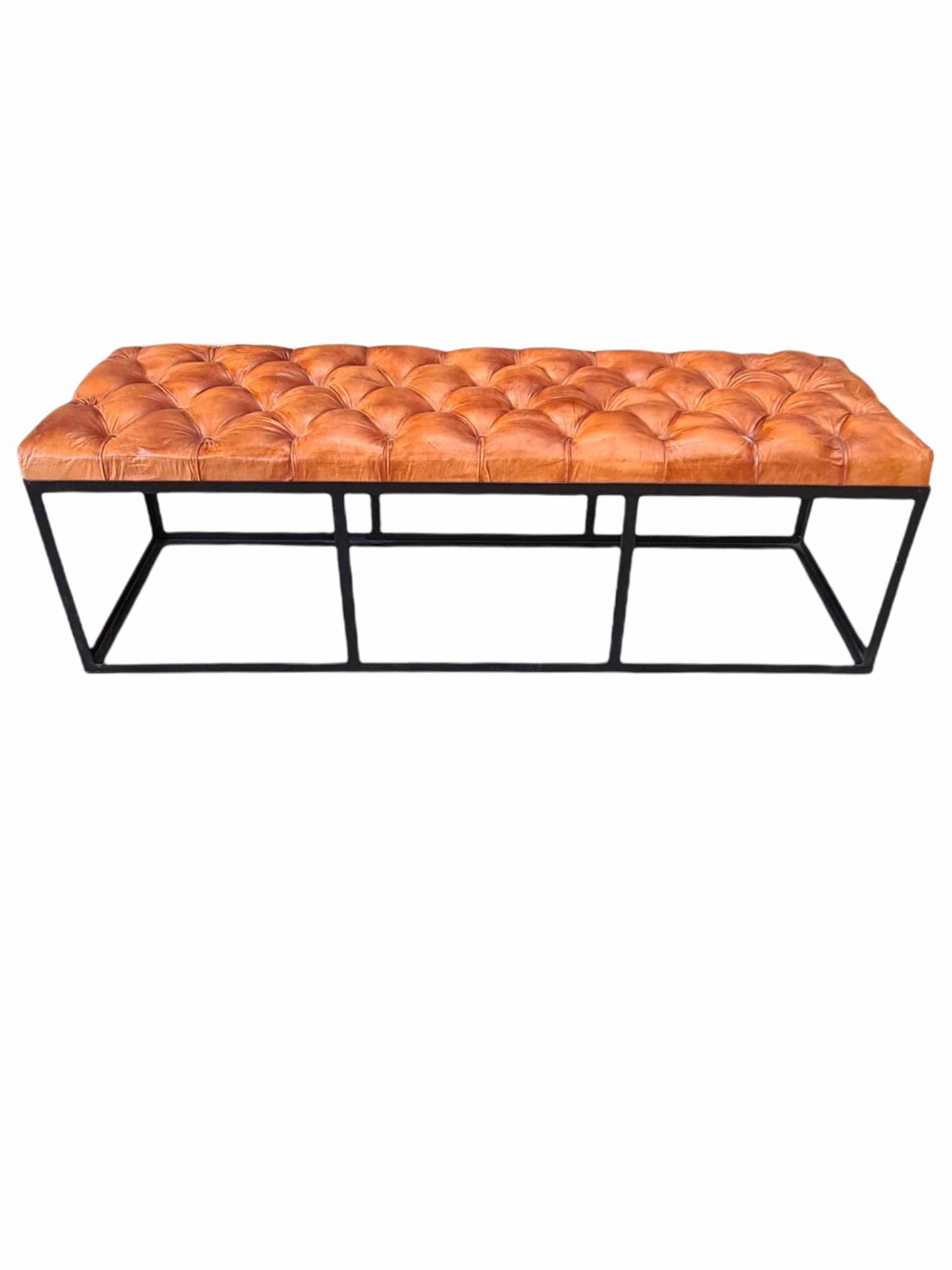 EDINBURGH LEATHER BENCH SEAT