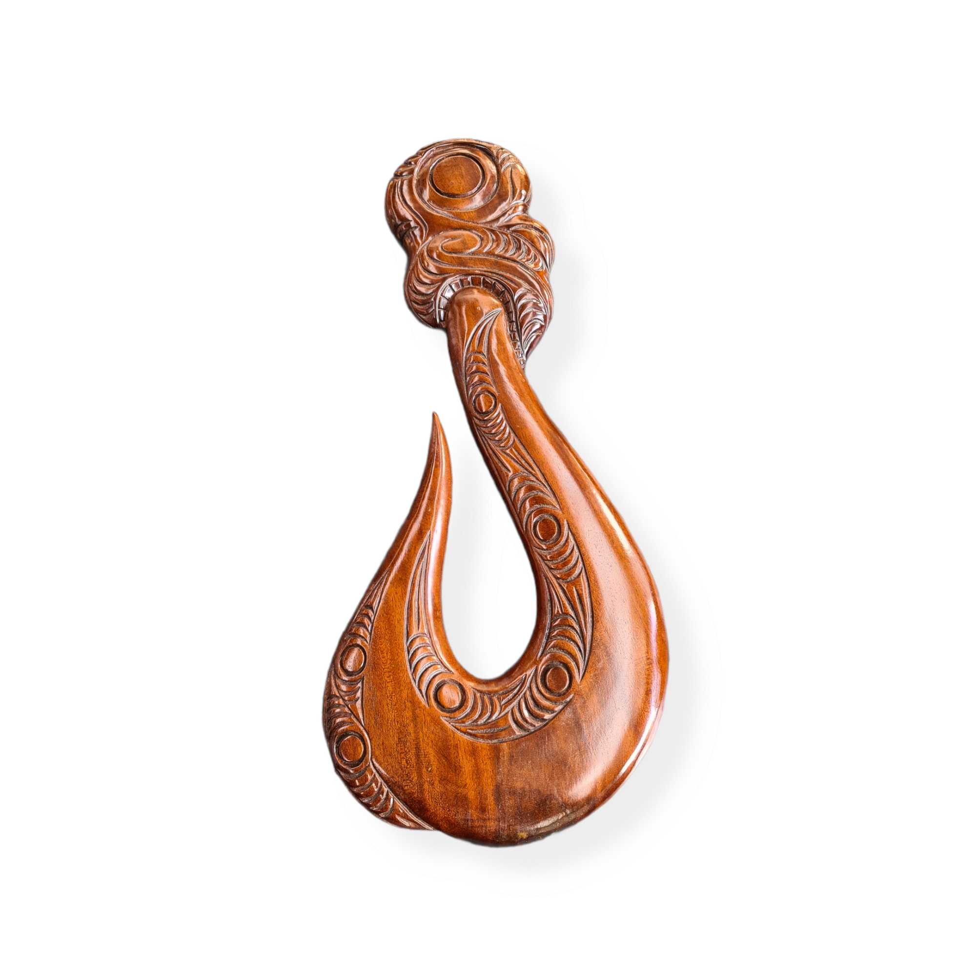 Kawakawa Hand carved Maori Hook