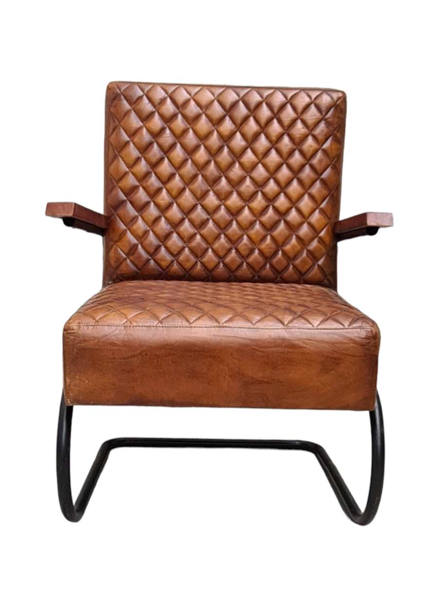 RENO VINTAGE LEATHER ARMCHAIR