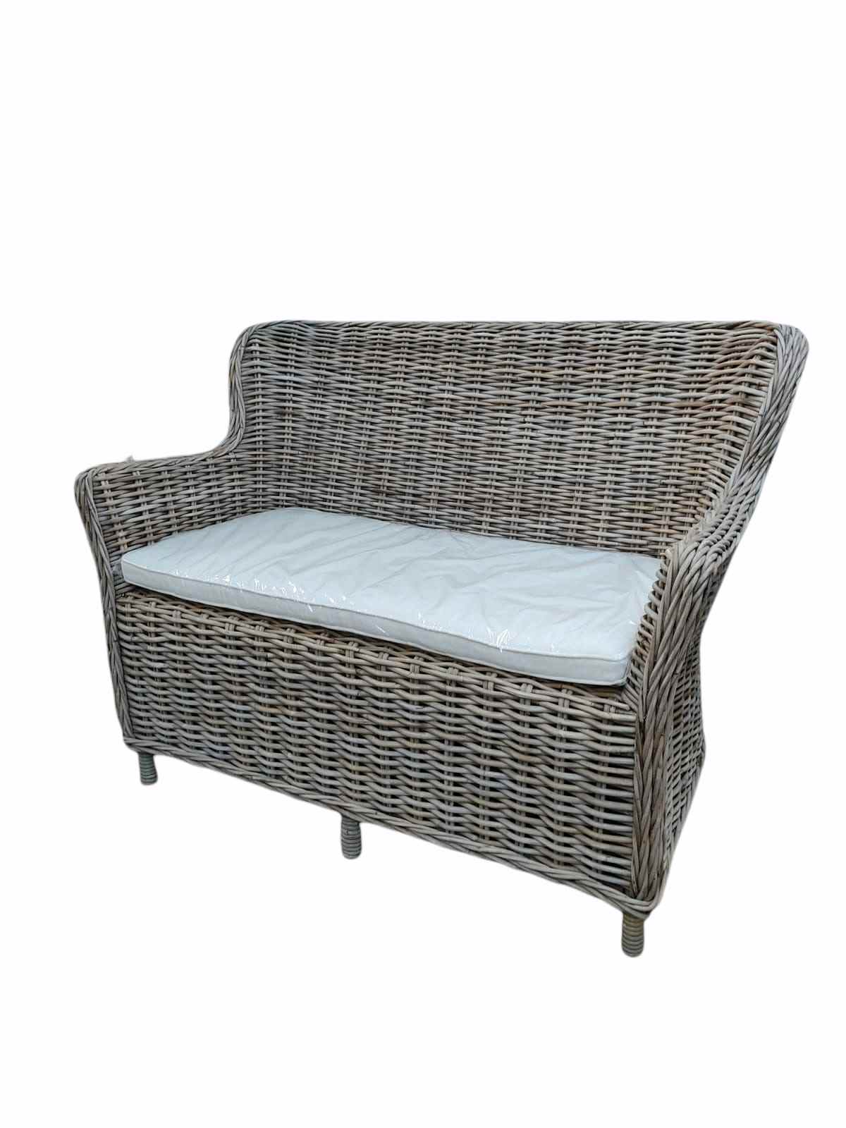 Seddon Two seater Rattan Sofa