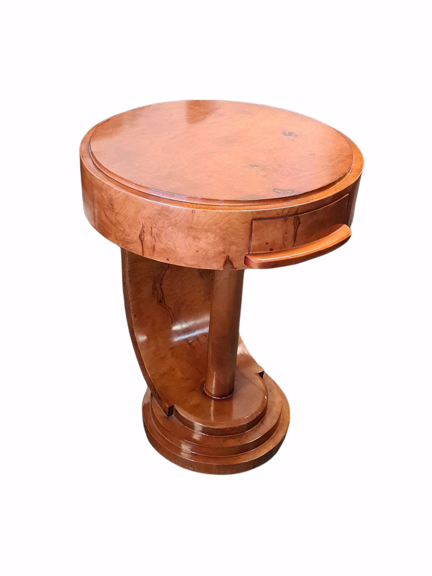 Art deco Burr Walnut Table
