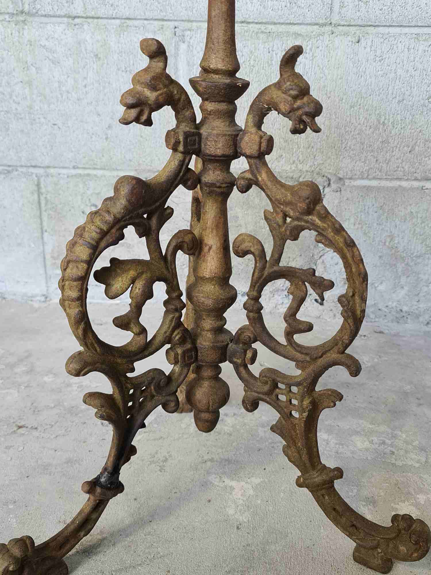 Cast Iron Dragon Stand
