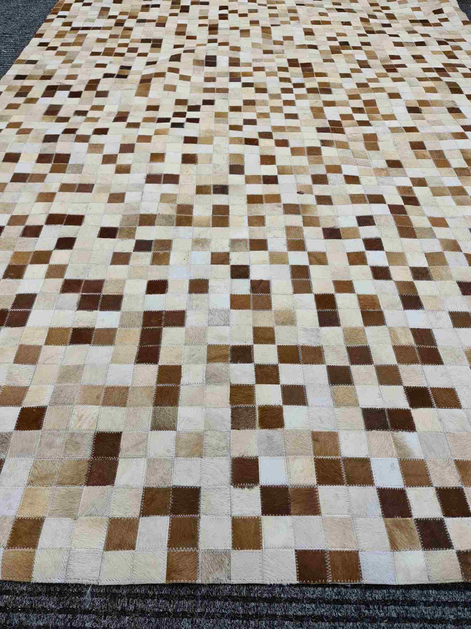 Angelina Cowhide Patchwork Rug