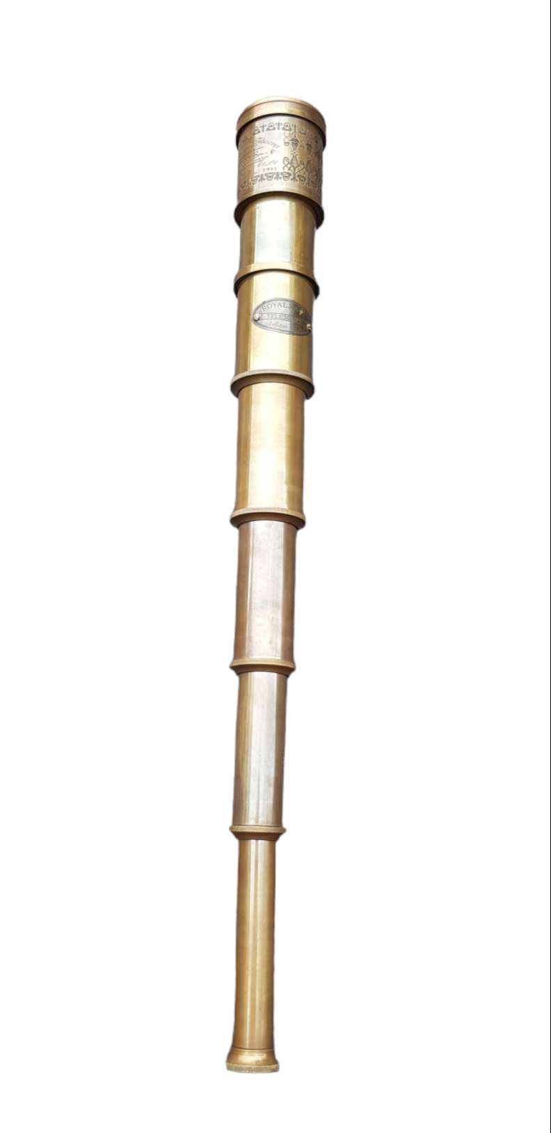 ROYAL NAVY BRASS TELESCOPE