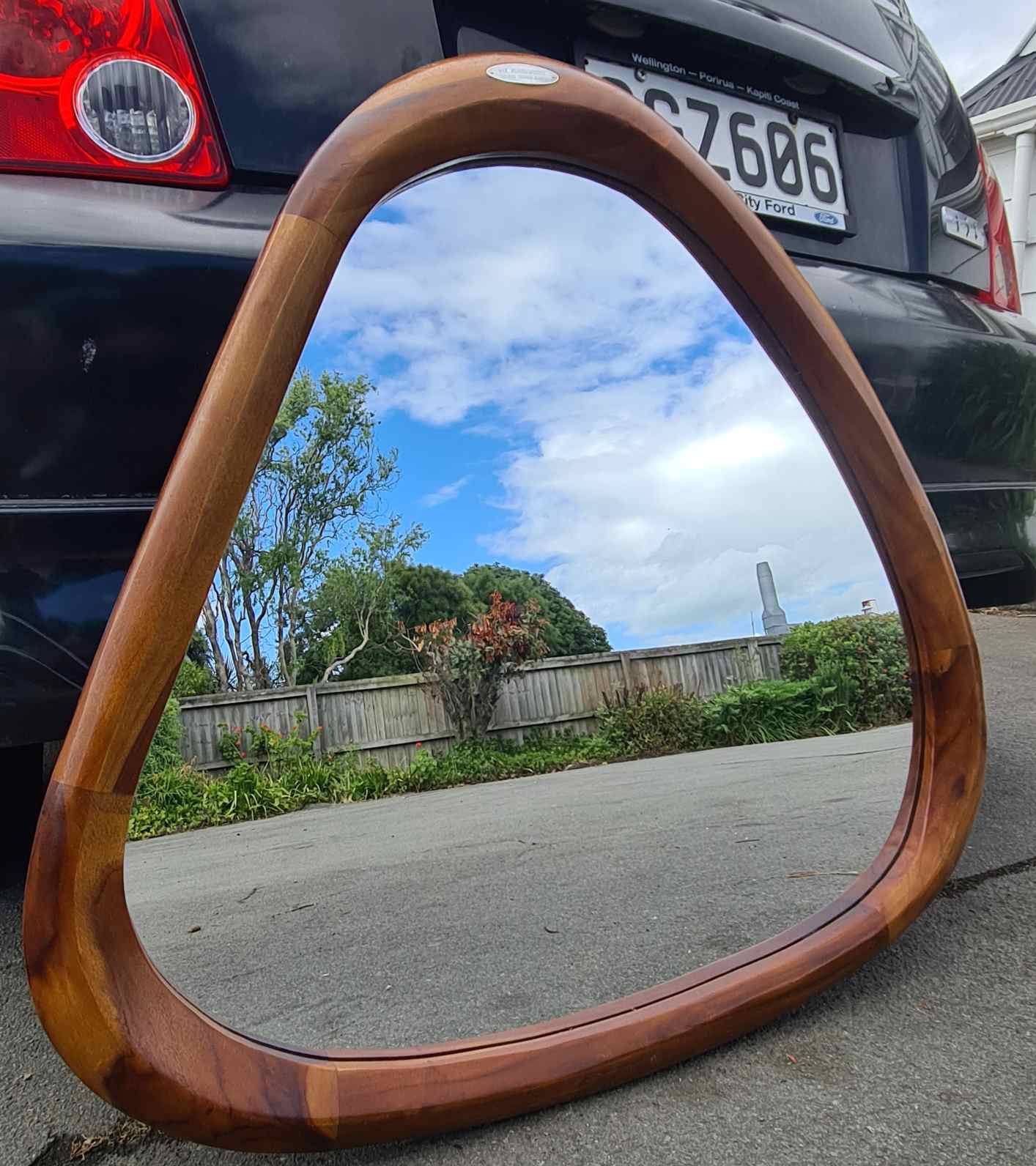 MODERNIST APPLE MIRROR