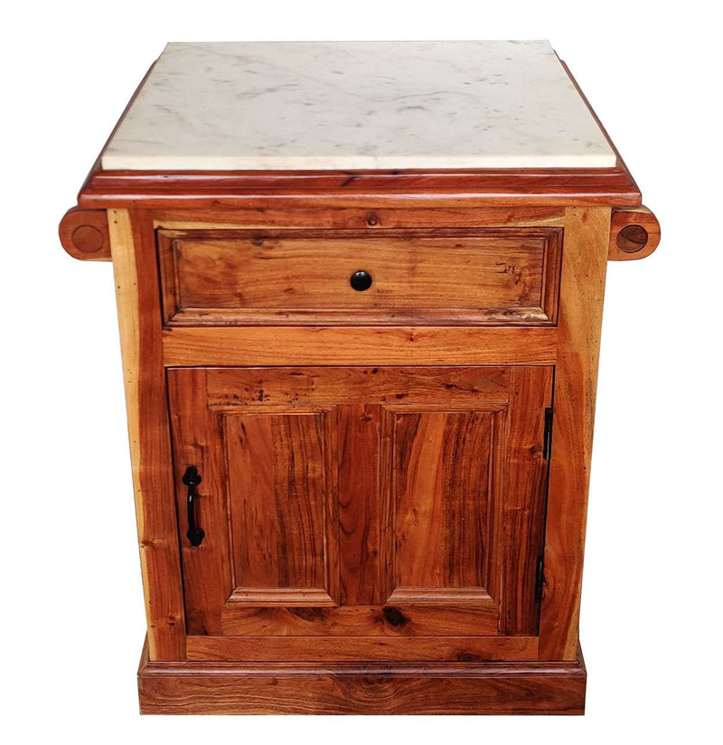 Keswick Marble Top Butcher Block