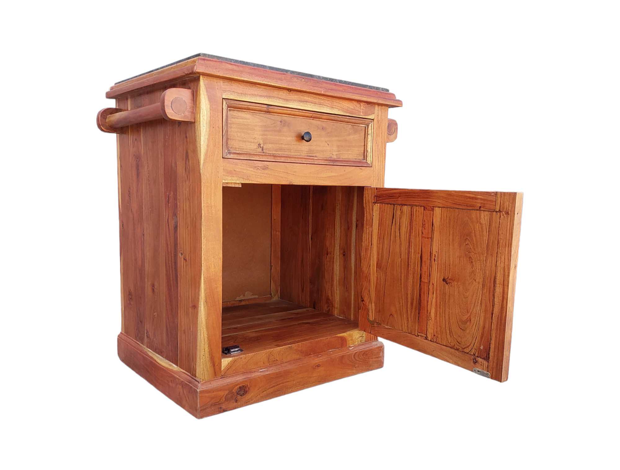 Keswick Marble Top Butcher Block