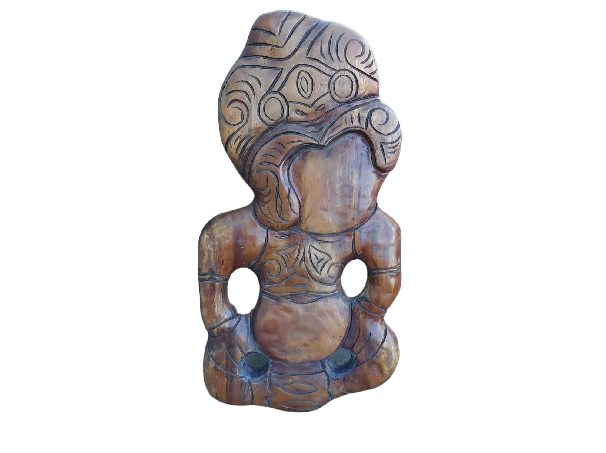 LARGE MAORI TIKI 80CM