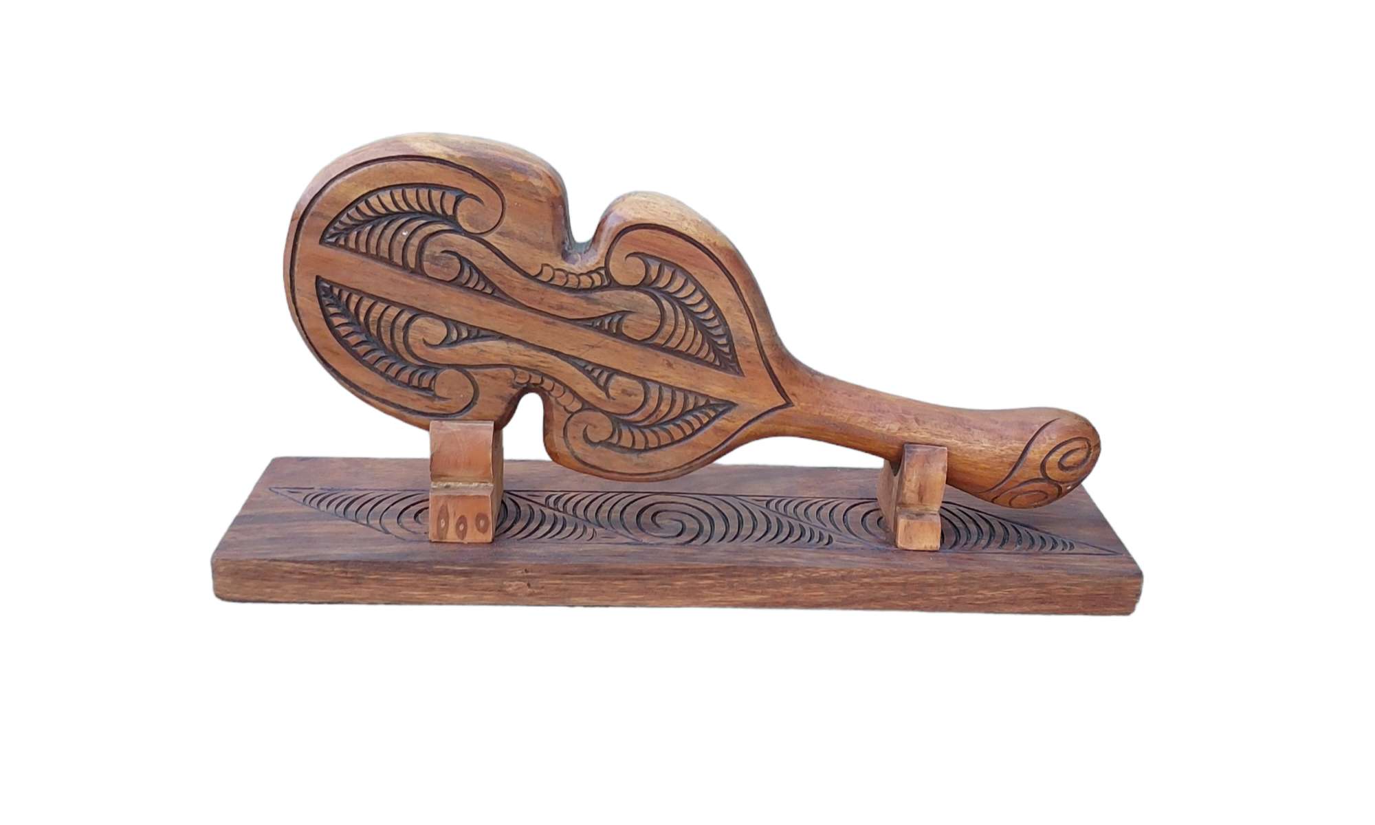 Tane Wood Carved Maori Patu
