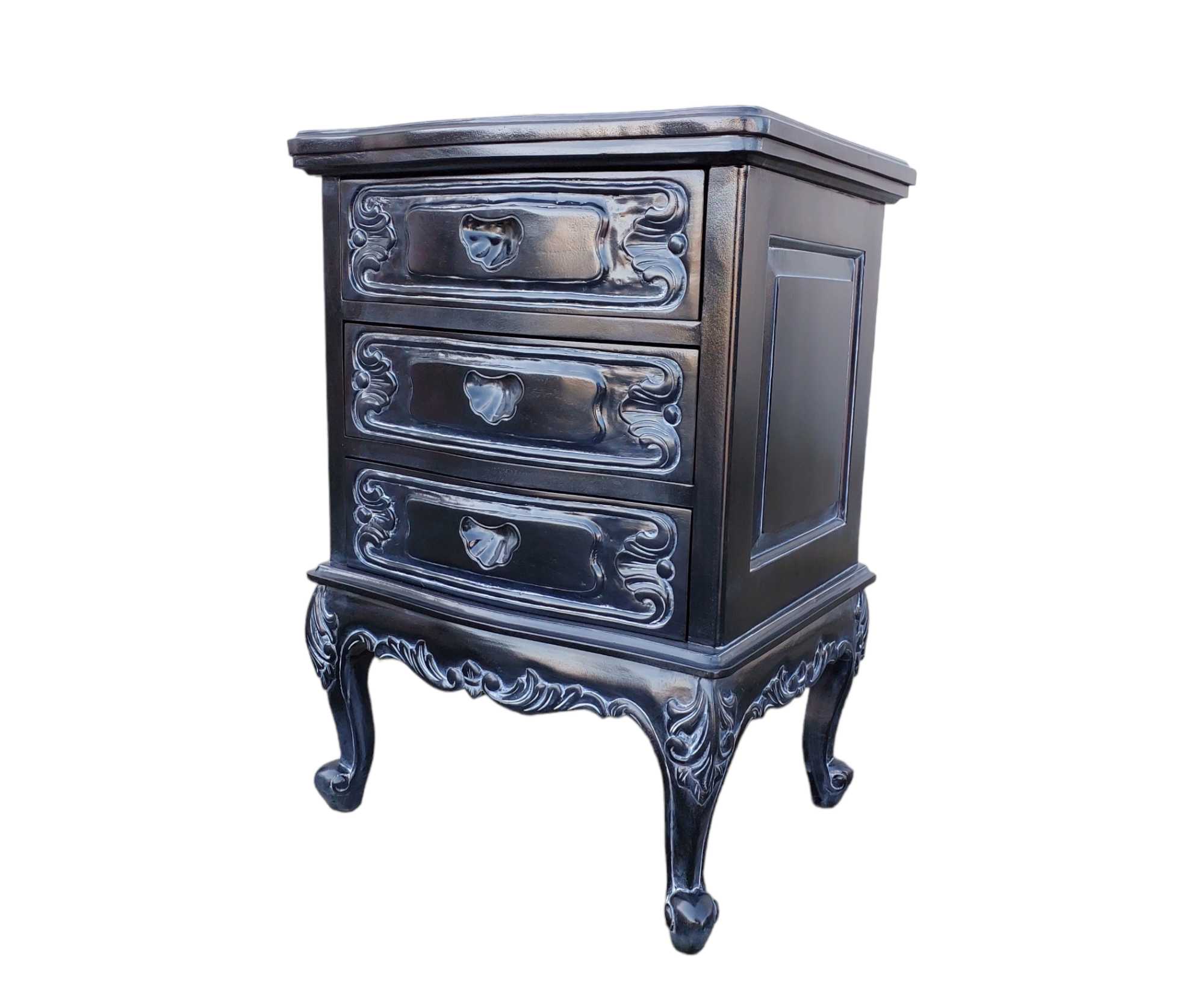 DOMINQUE FRENCH 3 DRAWER BEDSIDE