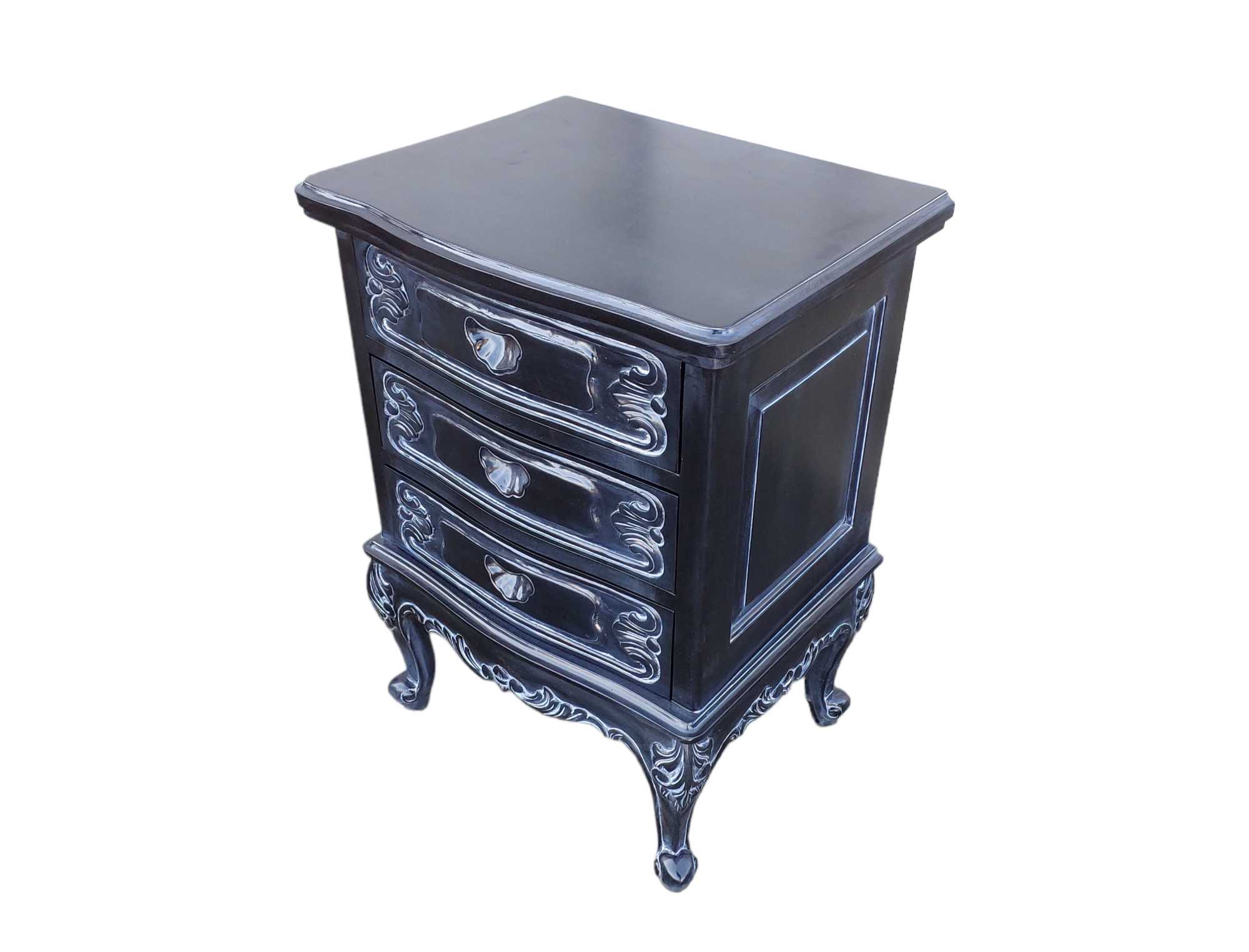 DOMINQUE FRENCH 3 DRAWER BEDSIDE