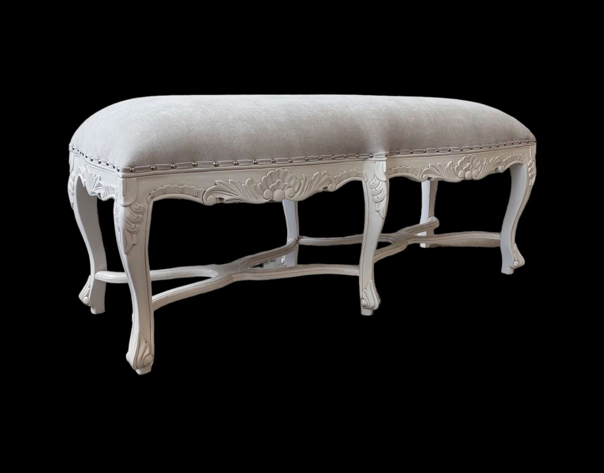 CHALSEA FRENCH CROSS STOOL
