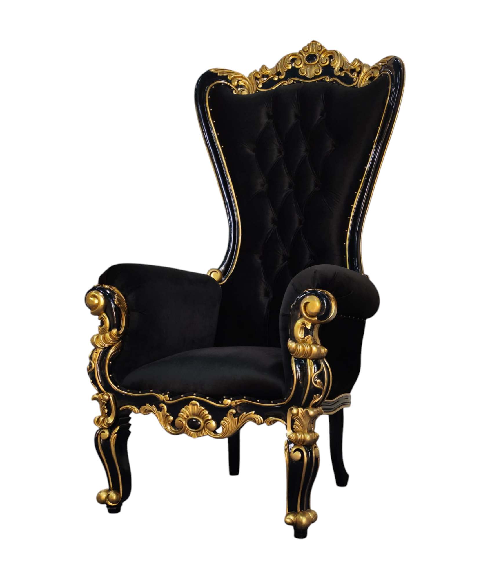 Angelica CARVED FRENCH THRONE CHAIR