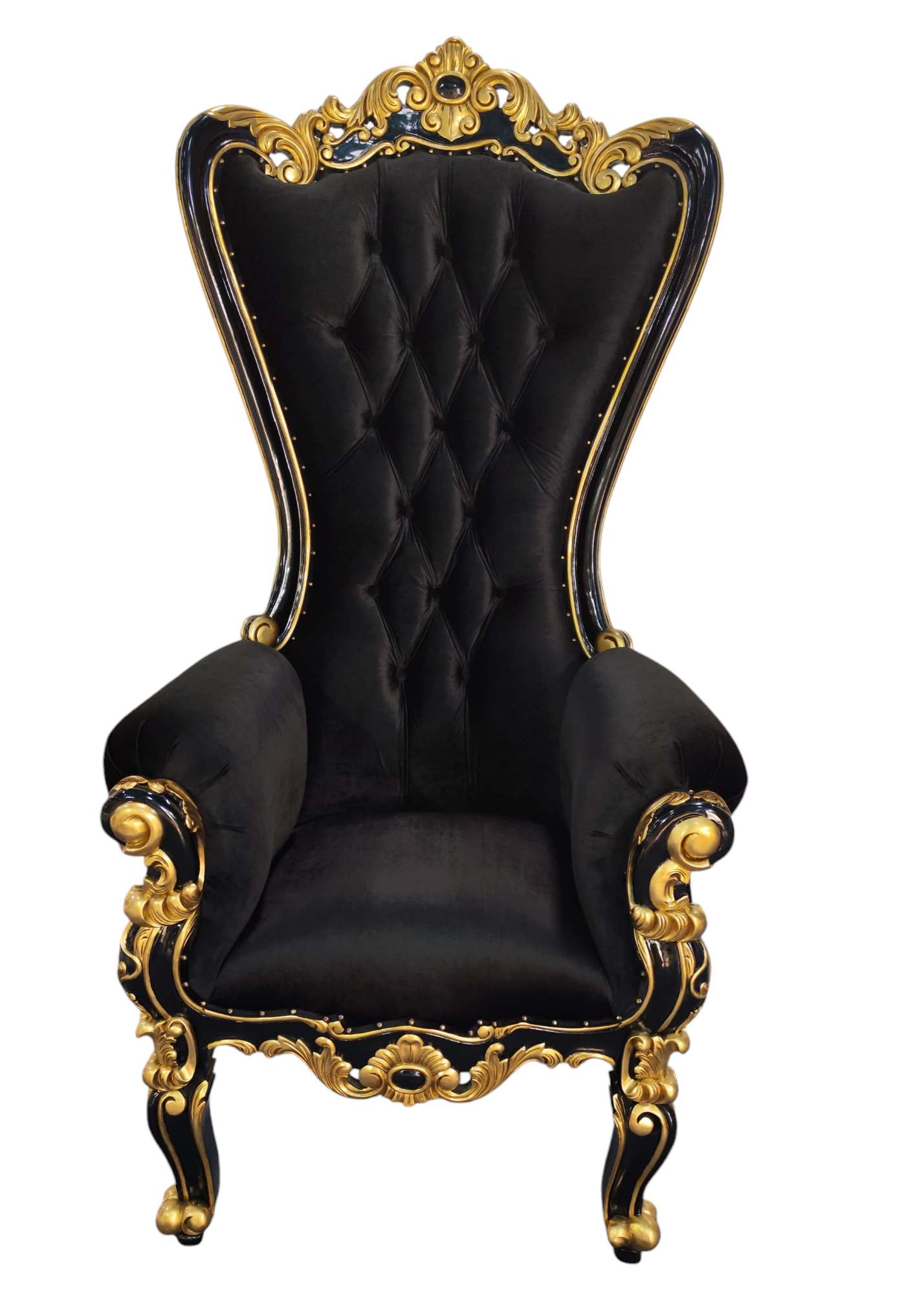 Angelica CARVED FRENCH THRONE CHAIR