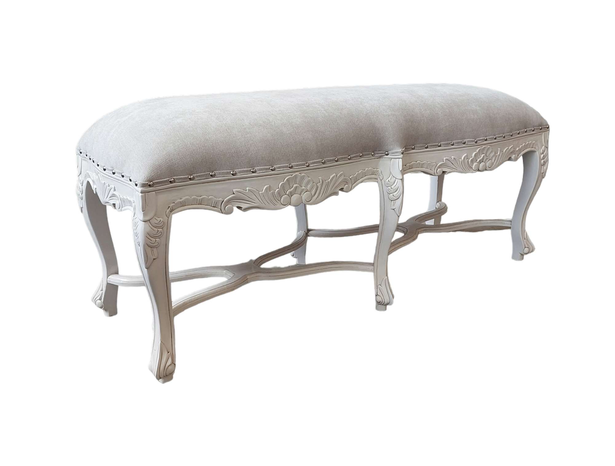CHALSEA FRENCH CROSS STOOL