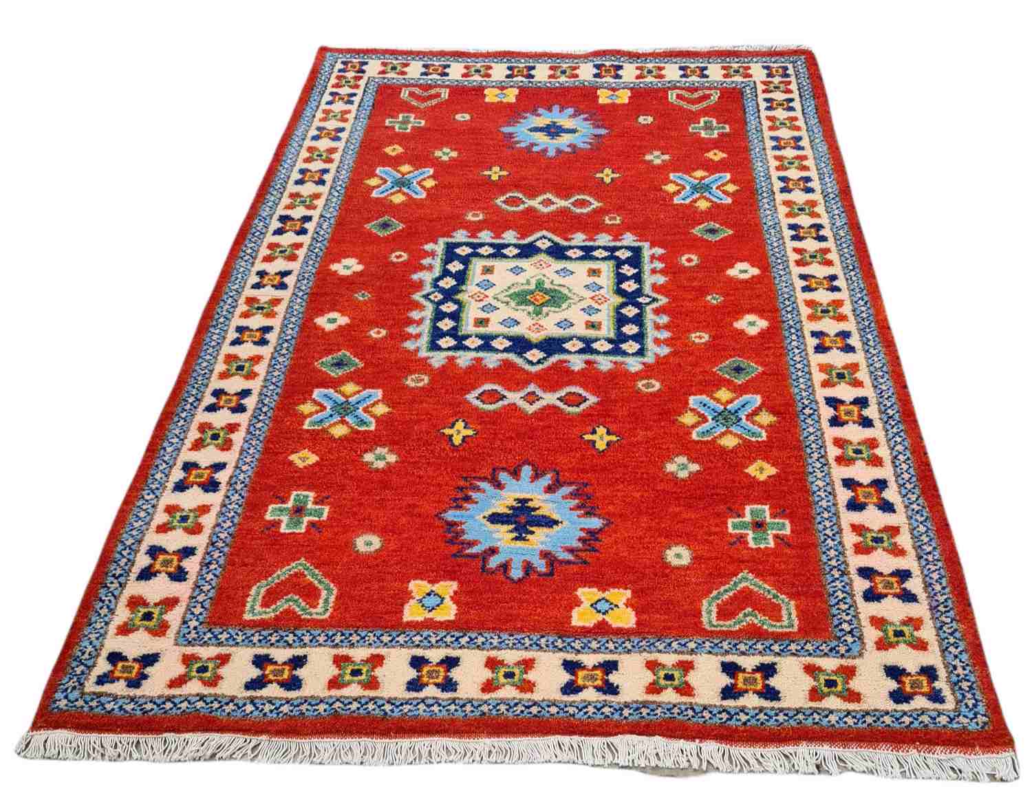 Hand Knotted Wool Rug no 14