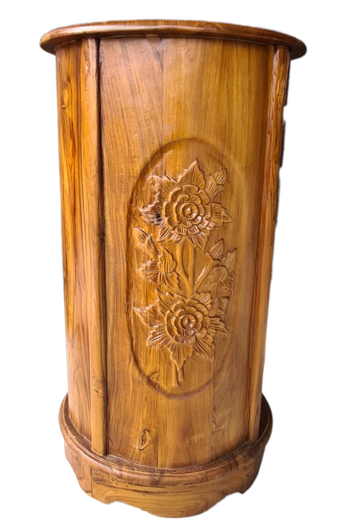 ROUND 7 DRAWER TEAK CHEST