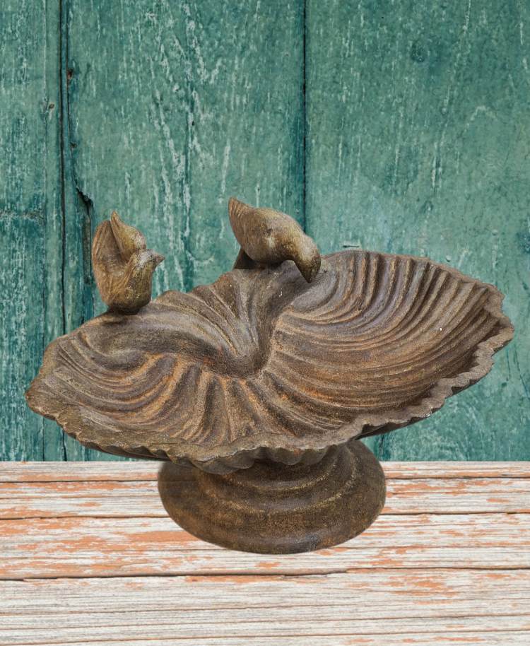 CAST IRON BIRDBATH