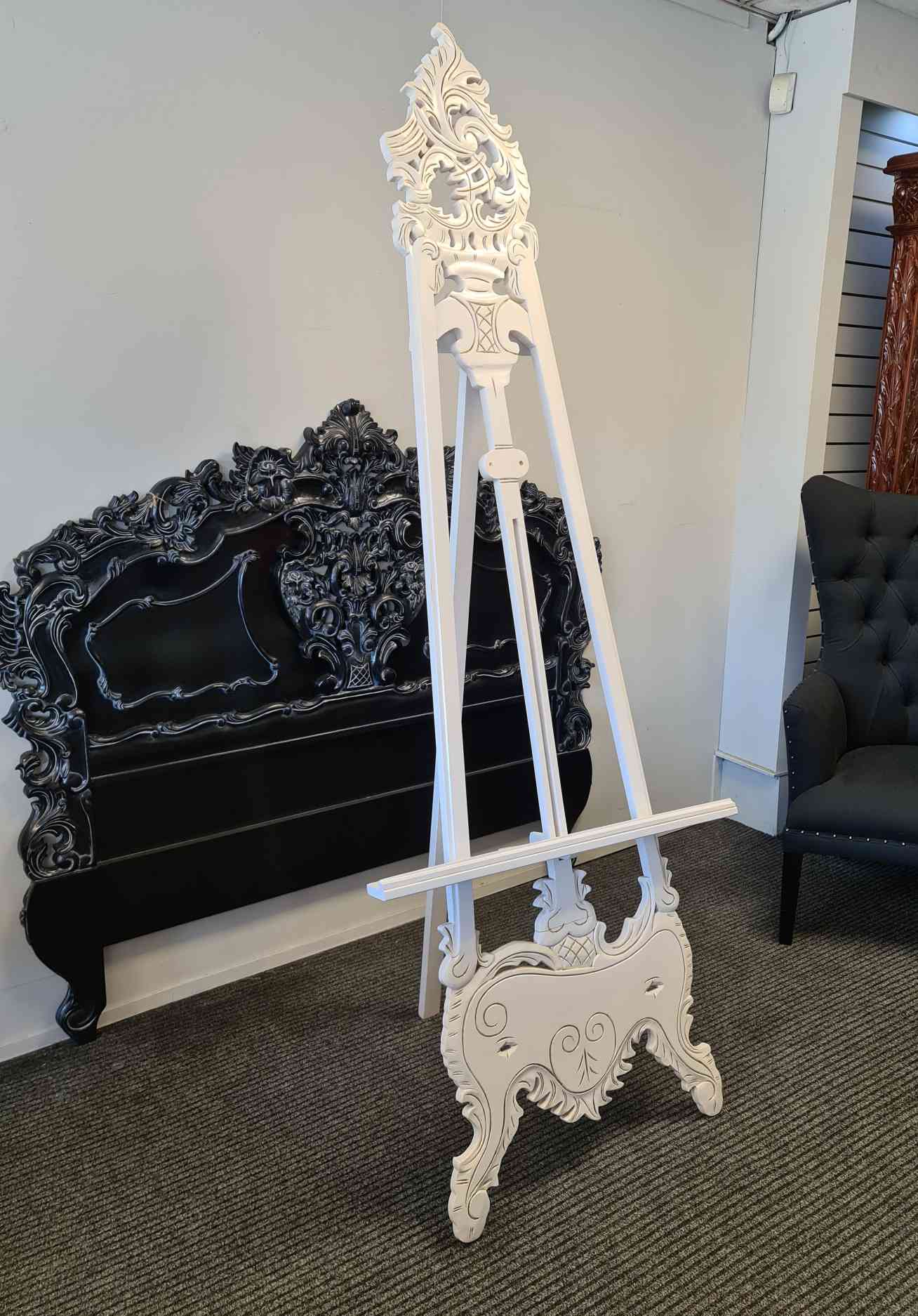 LARSA MAHOGANY WOOD FRENCH EASEL