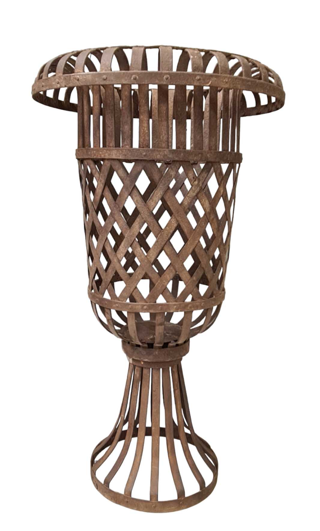 FRENCH FORGRD IRON PLANTER