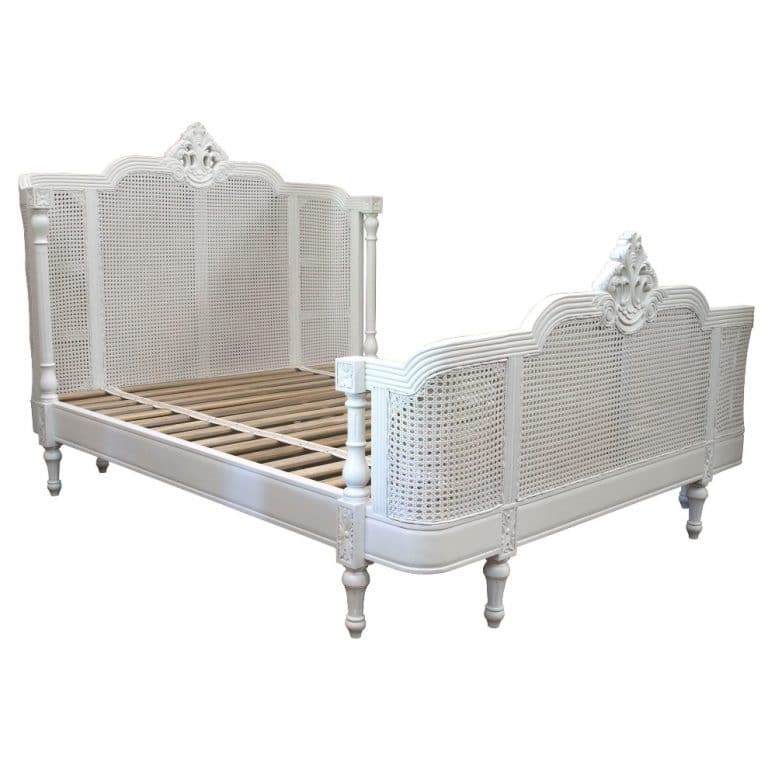 DEVERAUX FRENCH RATTAN BED