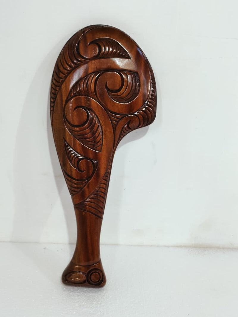 Moana wood carved Maori Patu