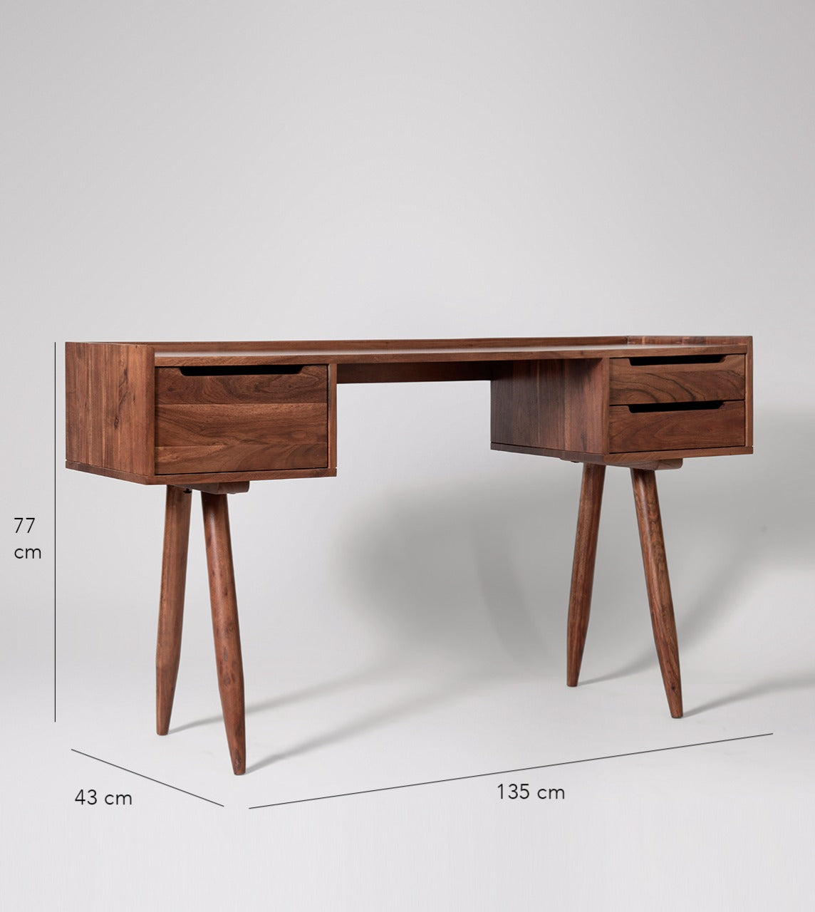 MARGO SOLID WOOD WRITING DESK