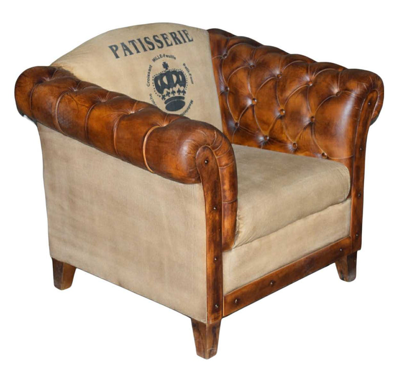 Patisserie Leather Armchair
