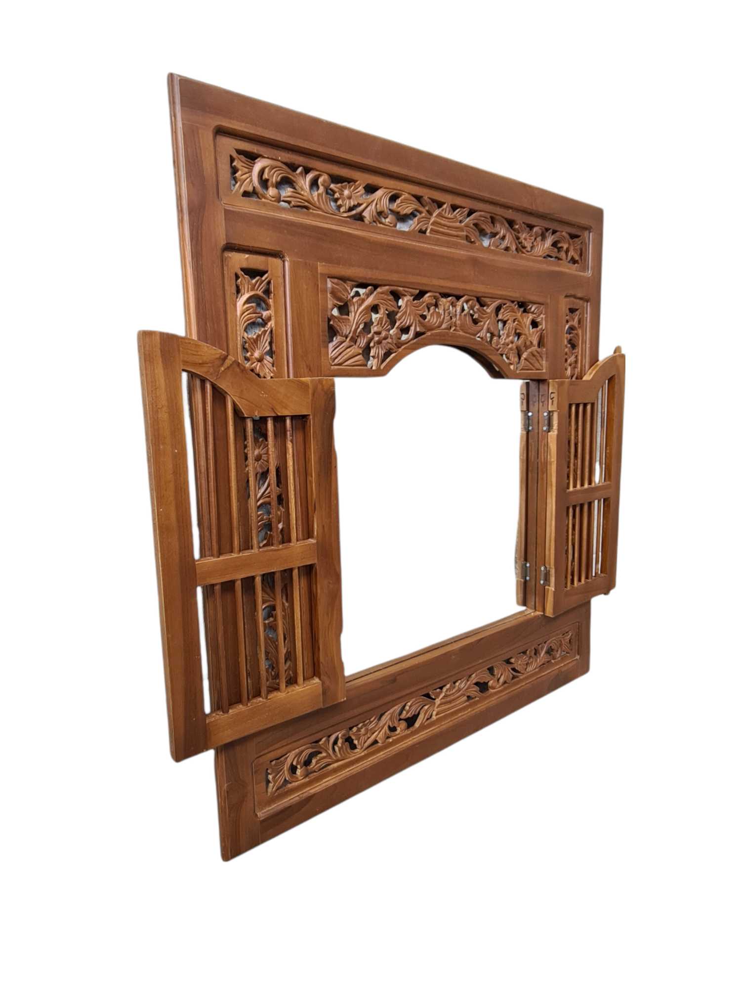 RONO CARVED WINDOW MIRROR