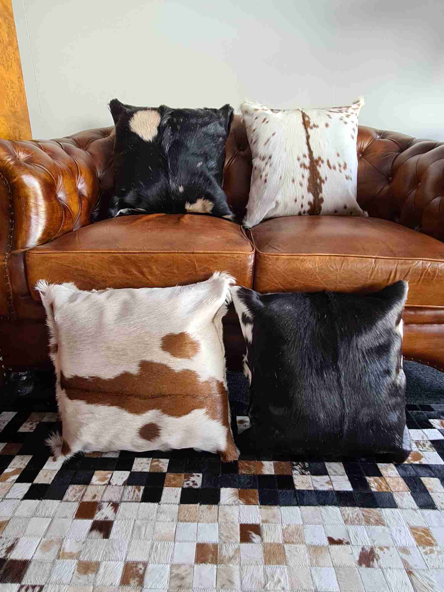 Sophia GOAT HIDE CUSHION