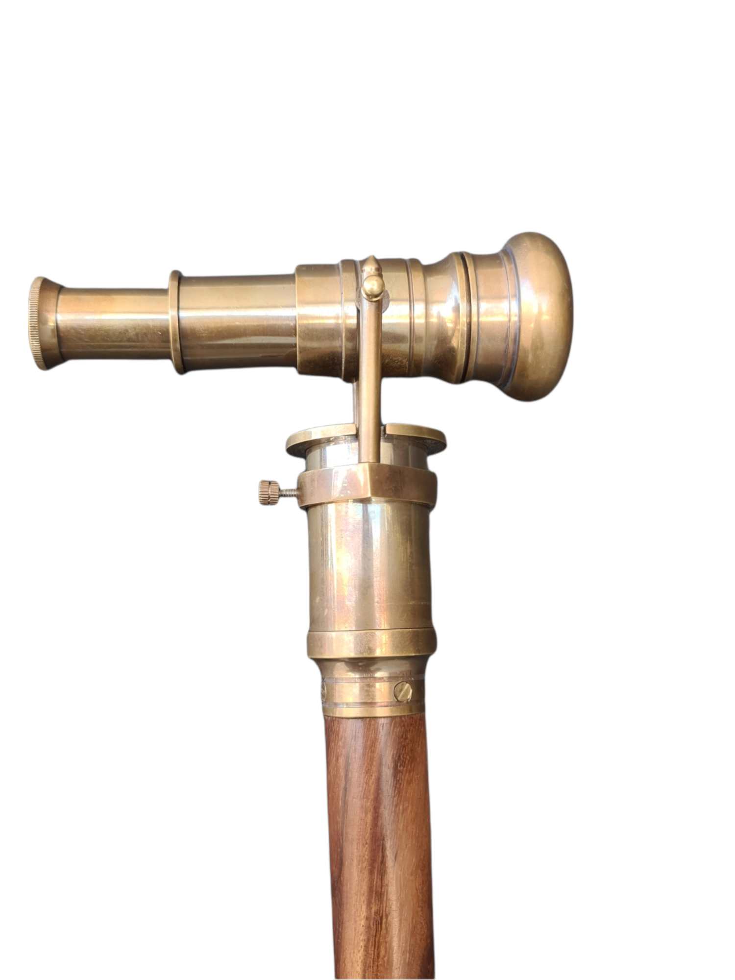 BRASS TELESCOPE WALKING STICK
