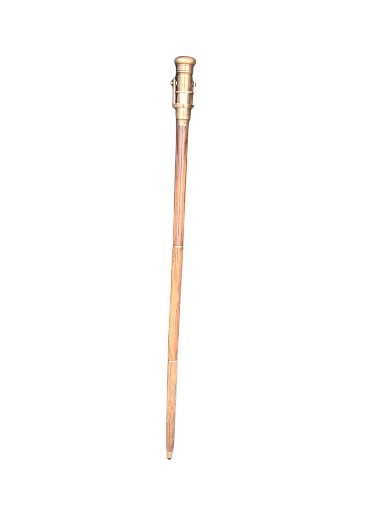 BRASS TELESCOPE WALKING STICK