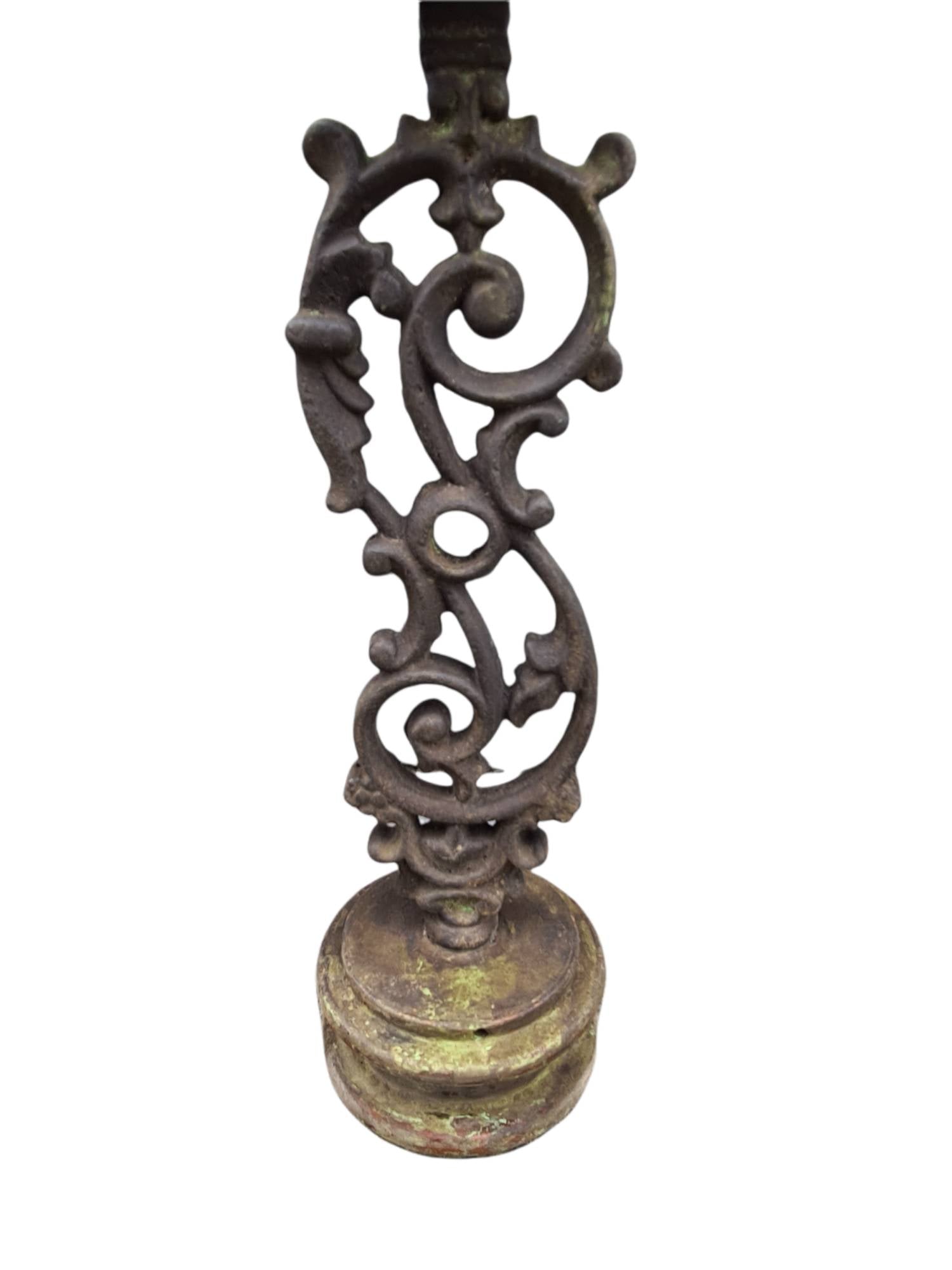CAST IRON CANDLE STANDS