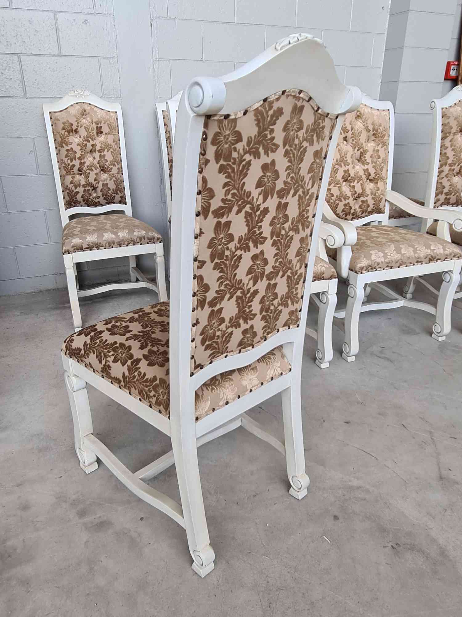 8 FRENCH DINING CHAIRS