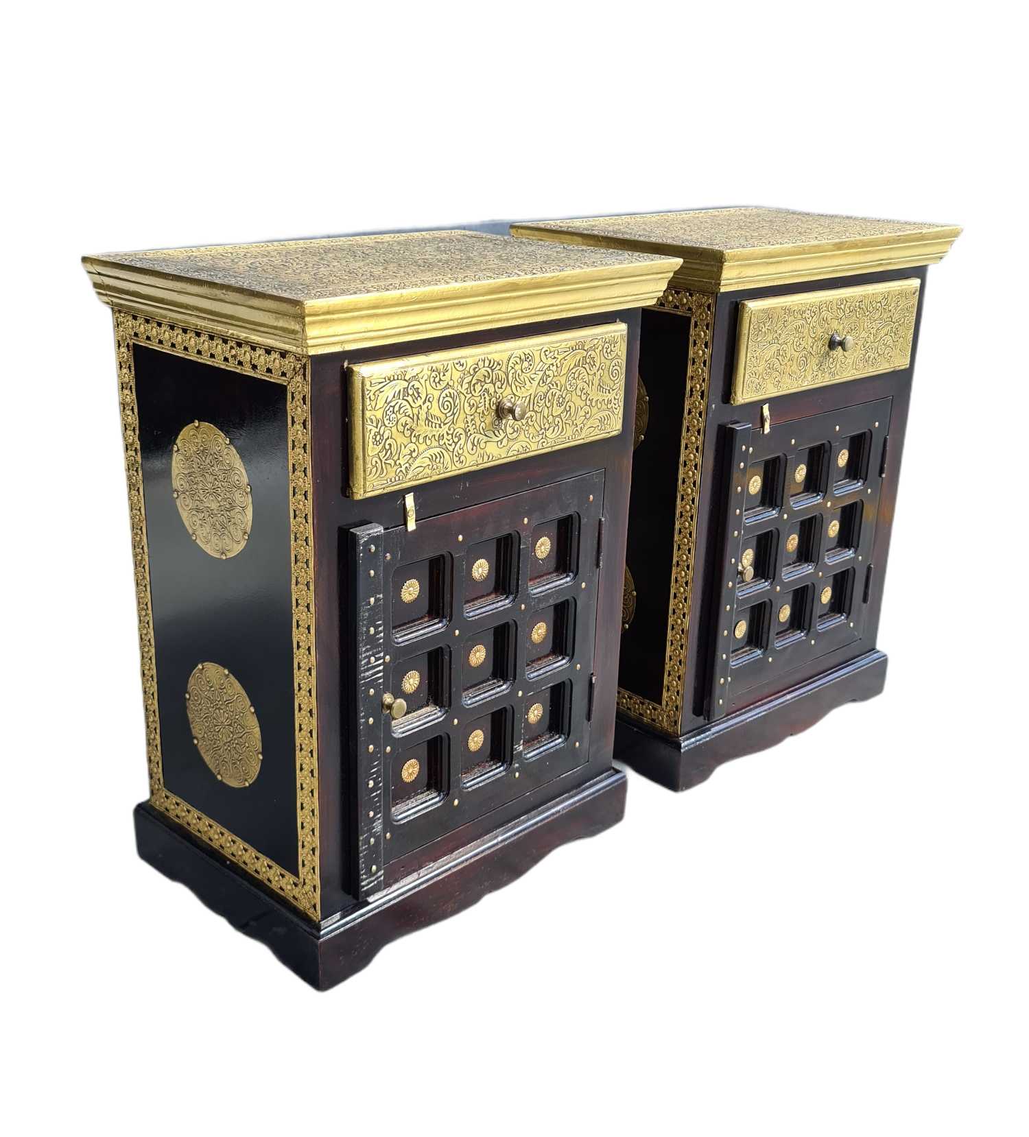 RAJKOT INDIAN BEDSIDE TABLE