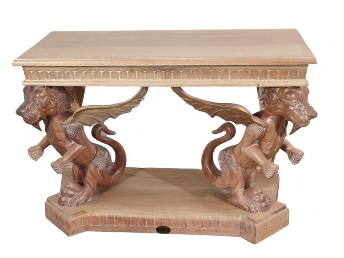 MATRINA FRENCH WINGED LION CONSOLE