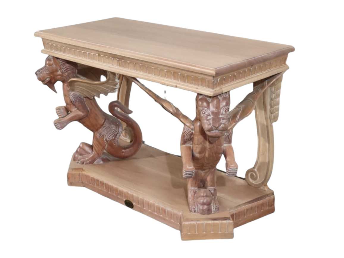 MATRINA FRENCH WINGED LION CONSOLE