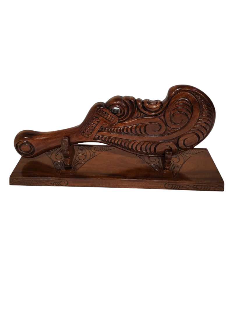 Maori Patu with stand