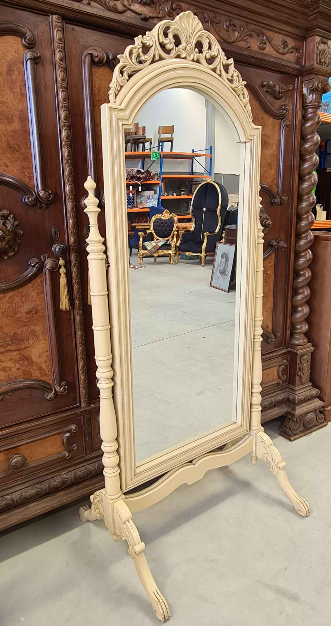 Hermer French Cheval Mirror