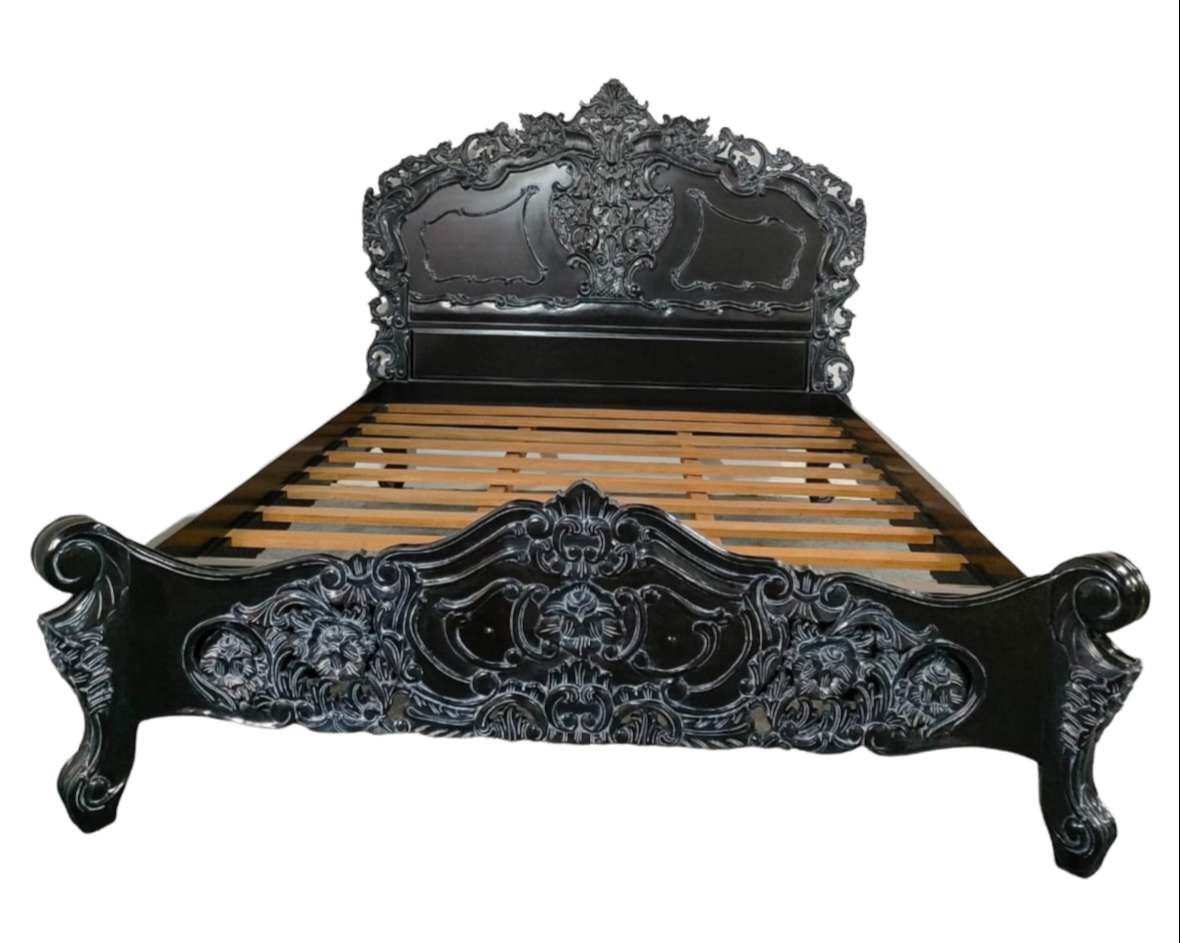 VERNON ROCOCO BED HAND CARVED