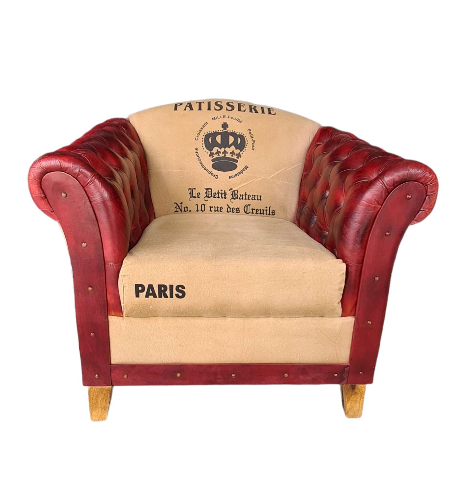 Patisserie Leather Armchair
